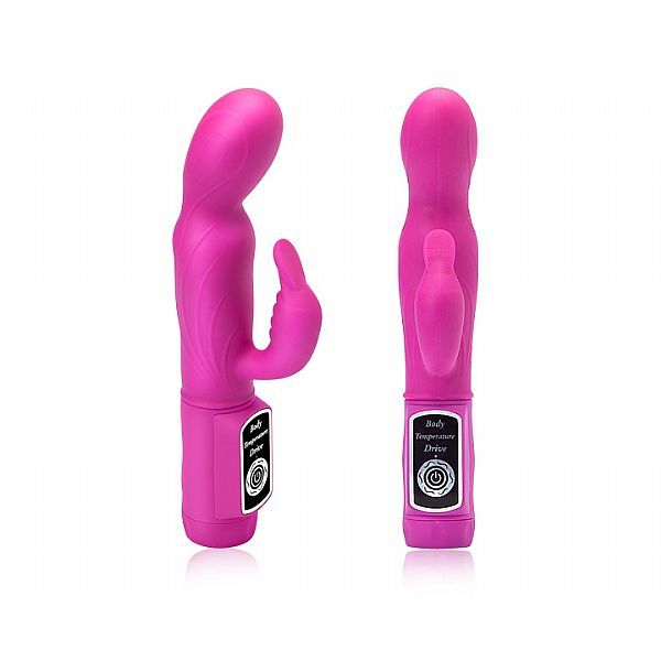 Vibrador Rabbit Ecstasy Sensorial Multivelocidade em Silicone - Pink
