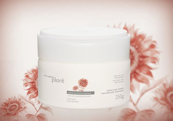 Máscara Pós Tintura Cor Viva Plant - 250g