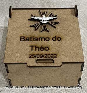 CÓD-BCE07 CAIXINHA BATIZADO COM DIVINO 9X9X6