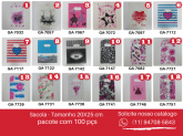 Sacola P/ presente 4- 20x25 PT C/ 100 pçs