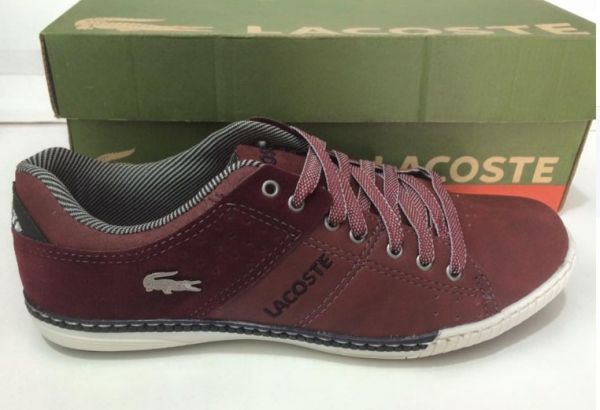 Sapatenis Lacoste -Couro Sintético e Camurça - TÊNIS FASHION - Tênis,  Sapatênis, Chinelos e Sapat