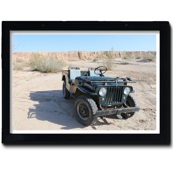 Quadro decorativo QBH010 Jeep-Willys-1946