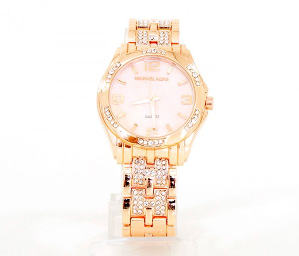 Relógio Feminino Michael Kors Rosê com Strass
