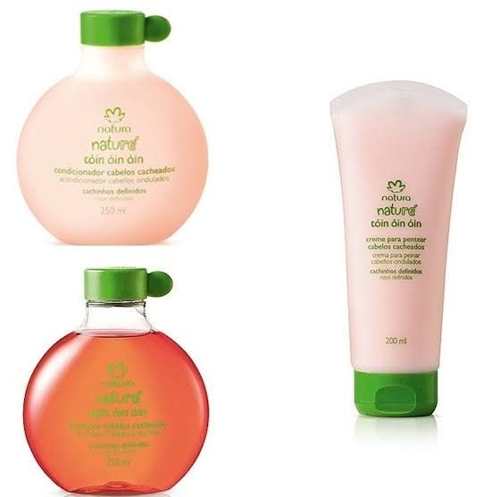 Kit 3 unidades natura naturé cachos tóin óin óin