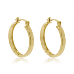 Argola portuguesa redonda