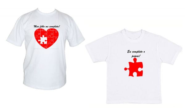 camiseta Pai e Filho