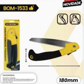 Serrote Dobrável Portátil 18cm C/ Cabo Ergonômico BOMVINK BOM-1533