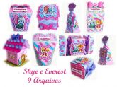 Kit Digital Arquivo Corte Silhouette Patrulha Canina Rosa 3
