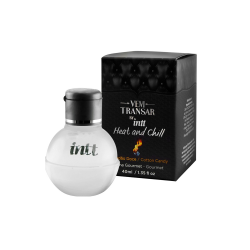 Lubrificante Térmico Vem Transar Heat and Chill 40ml - Intt - Sabor Algodão Doce