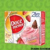 Pudim Zero Açúcar Morango 25g Doce Menor
