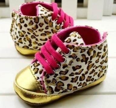 Sapatinho Oncinha Leopardo para Bebê