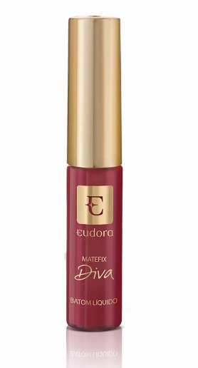 Batom Líquido Matefix Diva Batom Líquido Matefix Diva Rosa Quente