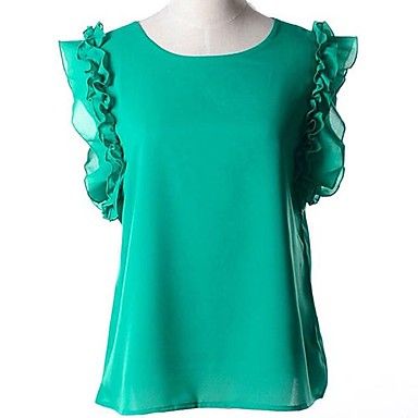Moda Luxo: Blusa Chifon, de Ótima Qualidade. Frete Grátis.
