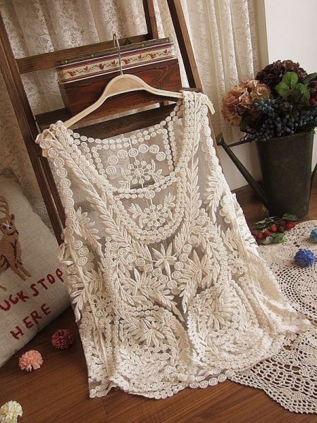 Blusa de Renda Guipir - P042639