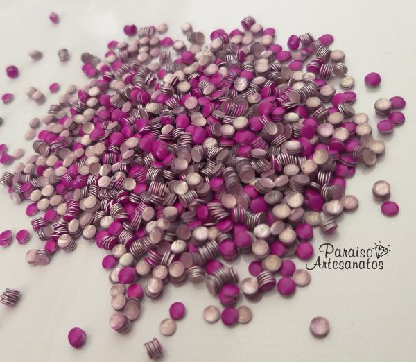 Tachinha Lisa 4mm Roxa