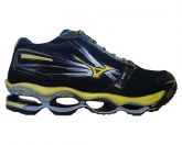 Tênis Mizuno Wave Prophecy 2 Preto e Amarelo MOD:10916 [Réplica]