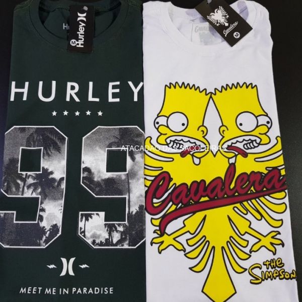 10 PEÇAS - CAMISETAS MALHA PREMIUM 100% ALGODÃO