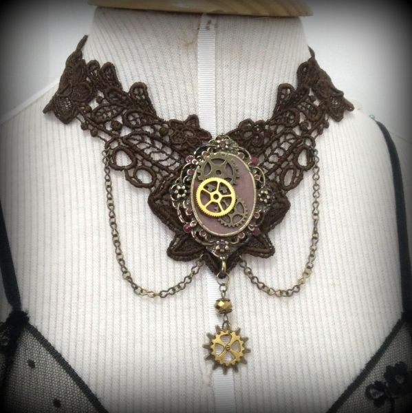 Gargantilha SteamPunk