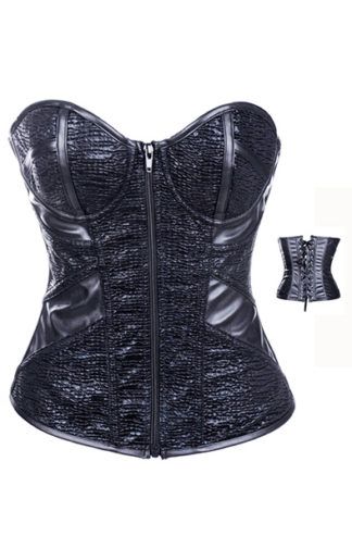 Corset Overbust Couro RF40