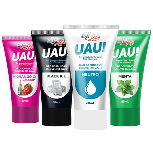 Uau! Lubrificante Aromático a Base de Água - 60gr