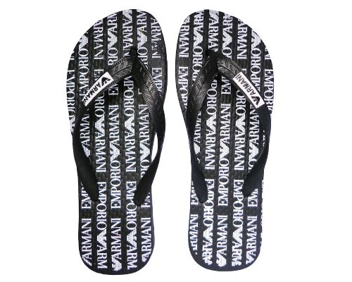 Chinelo Emporio Armani Preto