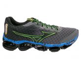 Tênis Mizuno Wave Prophecy 4 Grafite e Azul 12078 Lançamento Lançamento 2014
