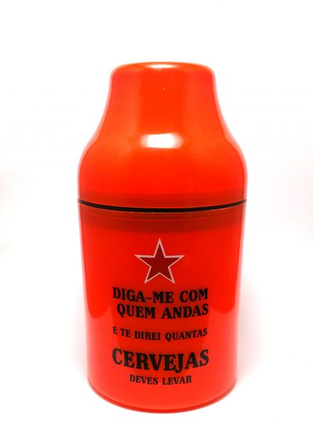 Porta Litrinho e Lata (Laranja Diga-Me)