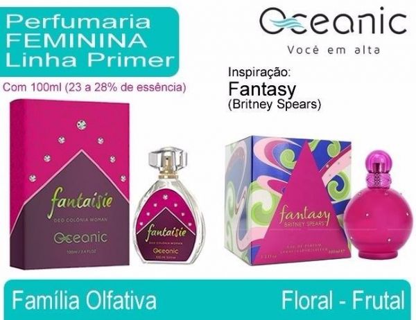 Fantaisie Oceanic 100 ml -- ( Inspiração Fantasy B. Spears )