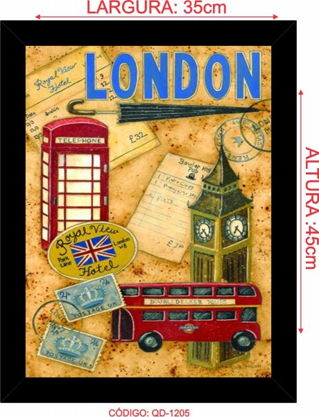 Quadro London 45X35