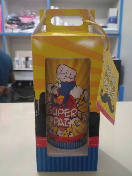 Arquivo Digital Silhouete Cx Copo Long Drink Dia dos Pais 89
