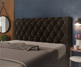 Cabeceira Solteiro Luxuria 90 Corino Marrom 2502 Moveis