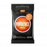 Preservativo Wave Com 3 Unidades Prudence