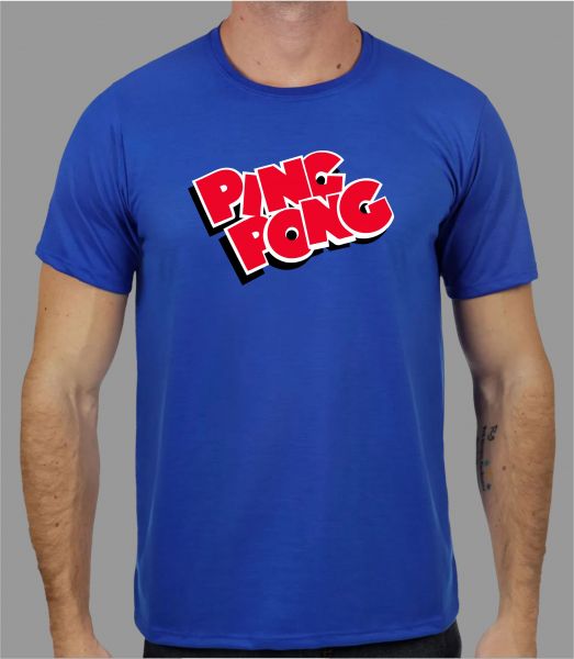 Camiseta Chiclete Ping Pong anos retrô nostalgia