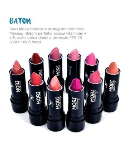 Batom Tradicional Mori Makeup KIT 5
