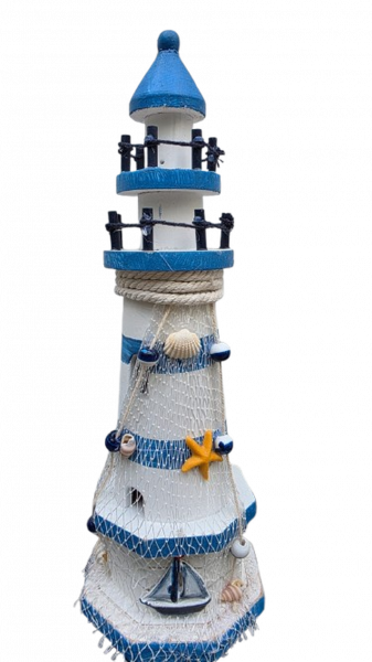 Adorno Enfeite Decorativo de Madeira Farol 30 cm - MAD-5067