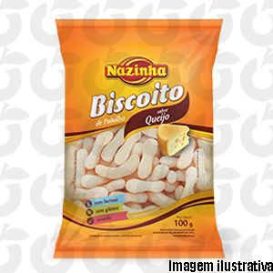 Biscoito de Polvilho de Queijo 100 Gramas Nazinha