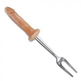 Garfo para churrasco com penis realistico