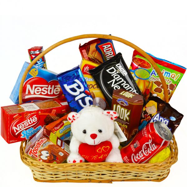 Cesta de chocolates