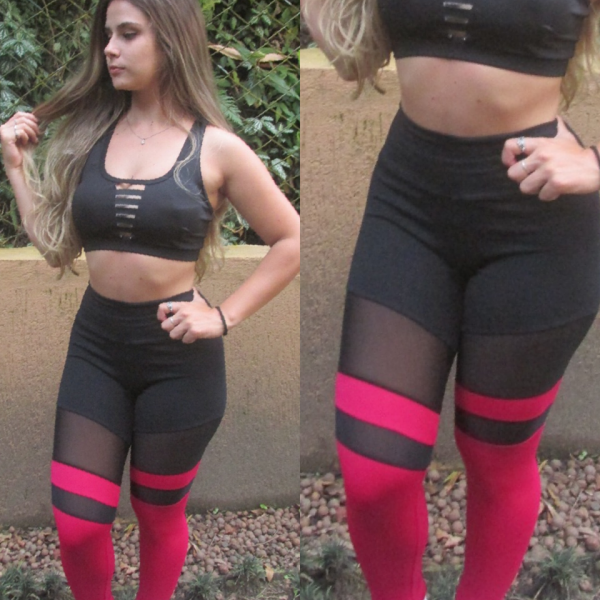 CALÇA LEGGING LISTRADA RÓSA