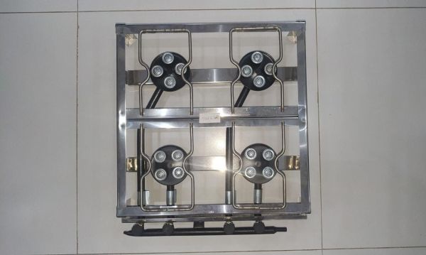 Fogão Ind 4b Lx Ap Alta Pressão 400x455x100mm Inox Roa 122923
