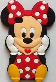 CASE MINNIE SILICONE PARA IPHONE 4 E 4S