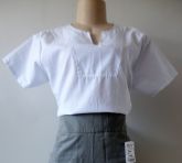 Blusa bata gola V