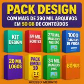Pack Design: Mais de 390 Mil Arquivos em 50 GB de Conteúdos - VERSÃO: 154