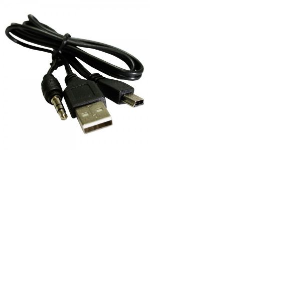 Cabo V3 X P2 X Usb Caixinhas De Som Auxiliar