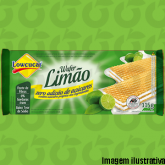 Wafer Limão Zero Açúcar 115 Gramas Lowçúcar