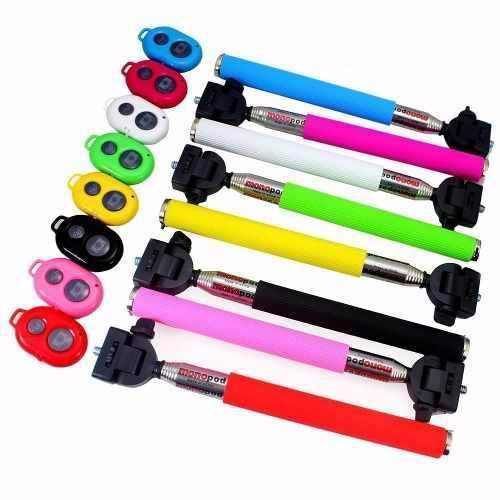 Kit Pal De Selfie + Suporte + Controle Monopod Bluetooth
