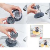 Esponja Bucha De Aço Com Dispenser De Detergente