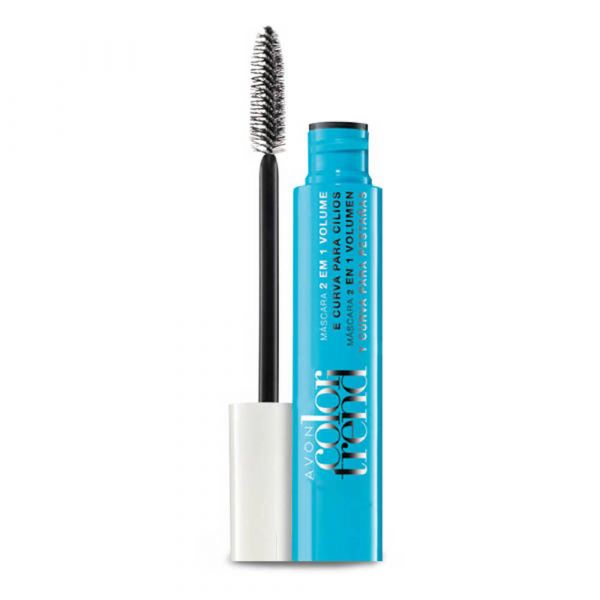 Mascara para cílios extra volume 2 em 1 Color Trend