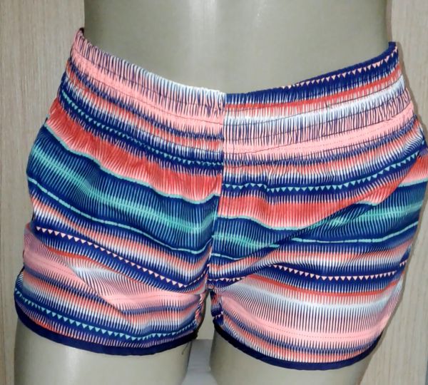 Shorts Tactel Estampado Feminino