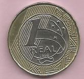 BXR535- 1 Real 1998 - Escassa - 18.000.000